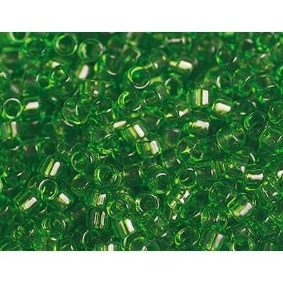 Toho Cuentas japonesas cilindro Treasure transparente verde 3,3mm.8/0 100gr. Toho Cuentas japonesas cilindro Treasure transparente verde 3,3mm.8/0 100gr.
