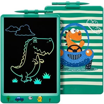 DYNASONIC Pizarra Mágica LCD Infantil 10 Pulgadas – Tableta de Escritura Electrónica Reutilizable, Pizarra Educativa para Niños de 3-8 Años DYNASONIC Pizarra Mágica LCD Infantil 10 Pulgadas – Tableta de Escritura Electrónica Reutilizable, Pizarra Educativa para Niños de 3-8 Años