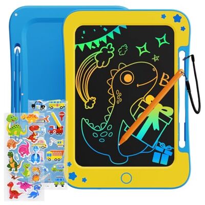 TEKFUN Tableta de Escritura LCD 8,5 Pulgadas, Tablero de Dibujo Electrónico Pizarra Magnetica Infantils, Juguete de Regalo de Cumpleaños para Niños de 3 4 5 6 7 Años (Azul Amarillo) TEKFUN Tableta de Escritura LCD 8,5 Pulgadas, Tablero de Dibujo Electrónico Pizarra Magnetica Infantils, Juguete de Regalo de Cumpleaños para Niños de 3 4 5 6 7 Años (Azul Amarillo)