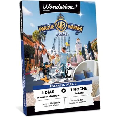WONDERBOX Connect Caja Regalo Warner Parque Estancia para 2 pers. WONDERBOX Connect Caja Regalo Warner Parque Estancia para 2 pers.