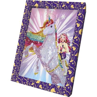 Lansay COLLECTION SEQUINS – UNICORN ACADEMY SOPHIA & WILDSTAR Kit creativo con marco unicornio, lentejuelas, alfileres y caja Manualidad para niñas desde 7 años Lansay COLLECTION SEQUINS – UNICORN ACADEMY SOPHIA & WILDSTAR Kit creativo con marco unicornio, lentejuelas, alfileres y caja Manualidad para niñas desde 7 años