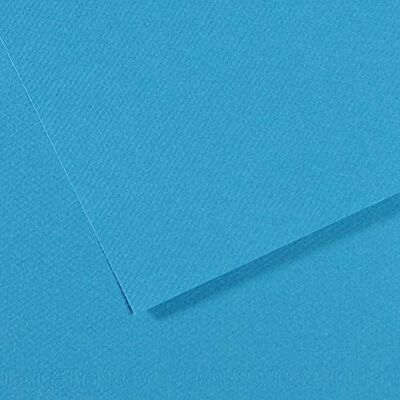 Canson Mi-Teintes Papel de Color de Pulpa Teñida, 160 g/m2, Azul (Turquoise 595), 21x29,35, Pack de 25 Canson Mi-Teintes Papel de Color de Pulpa Teñida, 160 g/m2, Azul (Turquoise 595), 21x29,35, Pack de 25
