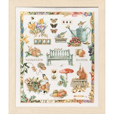Set de punto de cruz Lanarte - 52x63 cm - Para adultos - Calidad premium Set de punto de cruz Lanarte - 52x63 cm - Para adultos - Calidad premium
