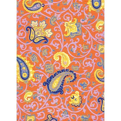 décopatch – 300 mm x 400 mm Hojas, Diseño de cachemira, color naranja y dorado (20 unidades) décopatch – 300 mm x 400 mm Hojas, Diseño de cachemira, color naranja y dorado (20 unidades)