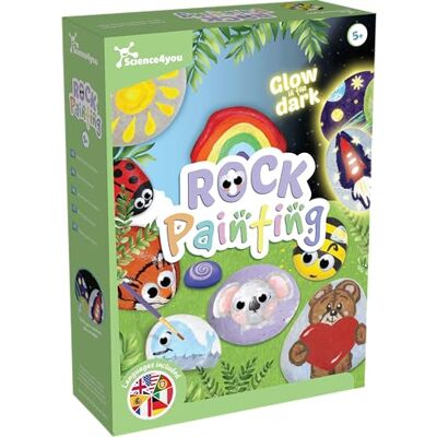 Science4you Kit de Pintura de Piedras para Niños 5+ – Pintura que Brilla en la Oscuridad, Set de Manualidades Creativas, Pinta tus Propias Piedras, Juguete Arte y Crafts para Niños y Niñas 5 6 7 8+ Science4you Kit de Pintura de Piedras para Niños 5+ – Pintura que Brilla en la Oscuridad, Set de Manualidades Creativas, Pinta tus Propias Piedras, Juguete Arte y Crafts para Niños y Niñas 5 6 7 8+