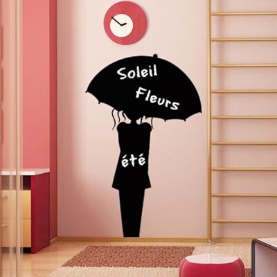 Ambiance Sticker Ambiance Adhesivo decorativo para pared (40 x 25 cm), color negro Ambiance Sticker Ambiance Adhesivo decorativo para pared (40 x 25 cm), color negro