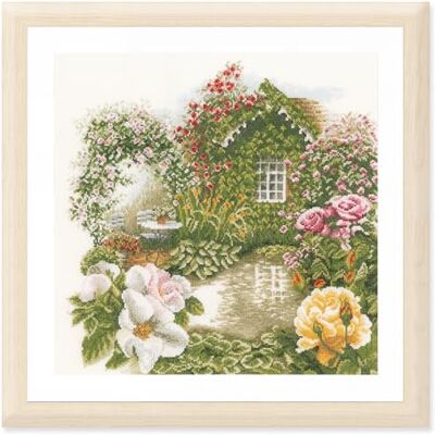 Lanarte Kits De Punto De Cruz Contado Completo Arte De Pared DIY JARDÍN DE ROSAS Set Manualidades Adultos Set Decoracion Salon Creativo Regalo ca. 40 x 40 cm Cross Stitch Embroidery Lanarte Kits De Punto De Cruz Contado Completo Arte De Pared DIY JARDÍN DE ROSAS Set Manualidades Adultos Set Decoracion Salon Creativo Regalo ca. 40 x 40 cm Cross Stitch Embroidery