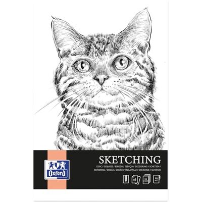 Oxford Artistic Bloc de dibujo A3, 25 hojas, bloc de dibujo pegado, cuaderno de dibujo de 90 g/m², papel sin ácidos, cuaderno de dibujo con cartón trasero estable, cuaderno de bocetos para dibujar y Oxford Artistic Bloc de dibujo A3, 25 hojas, bloc de dibujo pegado, cuaderno de dibujo de 90 g/m², papel sin ácidos, cuaderno de dibujo con cartón trasero estable, cuaderno de bocetos para dibujar y