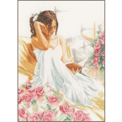 Lanarte Kits De Punto De Cruz Contado Completo Arte De Pared DIY Leyendo Set Manualidades Adultos Set Decoracion Salon Creativo Regalo ca. 30 x 40 cm Cross Stitch Embroidery Lanarte Kits De Punto De Cruz Contado Completo Arte De Pared DIY Leyendo Set Manualidades Adultos Set Decoracion Salon Creativo Regalo ca. 30 x 40 cm Cross Stitch Embroidery