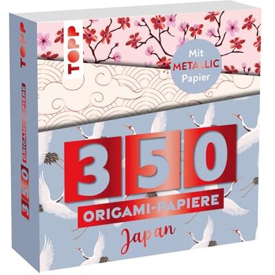 Täubner, Armin 350 Origami-Block Japanische Motive: 350 Falt-Papiere (14 x14 cm, 80 g/m²), in 25 Designs, davon 50 Papiere mit Metallic-Folie, 20 Seiten Origami-Grundkurs, Softcover Täubner, Armin 350 Origami-Block Japanische Motive: 350 Falt-Papiere (14 x14 cm, 80 g/m²), in 25 Designs, davon 50 Papiere mit Metallic-Folie, 20 Seiten Origami-Grundkurs, Softcover