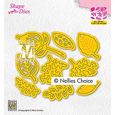 Nellie's Choice Hojas-9 Troqueles-8,5 x 2,9 cm-para Hacer Tarjetas, Navidad, Scrapbooking, Manualidades, DIY, Amarillo, 85x29 / 25x35mm Nellie's Choice Hojas-9 Troqueles-8,5 x 2,9 cm-para Hacer Tarjetas, Navidad, Scrapbooking, Manualidades, DIY, Amarillo, 85x29 / 25x35mm