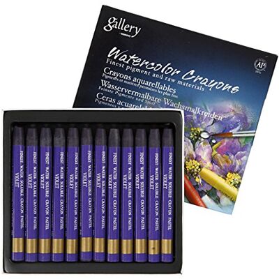 Crayones acuarelables violetas de Diverse Gallery Crayones acuarelables violetas de Diverse Gallery