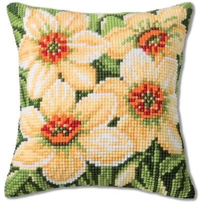 Vervaco Kit de almohada de bordado de cruz - Multicolor, 40×40 cm - Kit de almohada de bordado de cruz Vervaco Kit de almohada de bordado de cruz - Multicolor, 40×40 cm - Kit de almohada de bordado de cruz