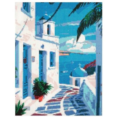Graines Créatives Cuadro mosaico con diamantes Grecia 30x40cm Diamond painting Graines Créatives Cuadro mosaico con diamantes Grecia 30x40cm Diamond painting