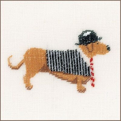 Lanarte Kits De Punto De Cruz Contado Completo Arte De Pared DIY Perro con Sombrero BOMBIN Set Manualidades Adultos Set Decoracion Salon Creativo Regalo ca. 9 x 9 cm Cross Stitch Lanarte Kits De Punto De Cruz Contado Completo Arte De Pared DIY Perro con Sombrero BOMBIN Set Manualidades Adultos Set Decoracion Salon Creativo Regalo ca. 9 x 9 cm Cross Stitch