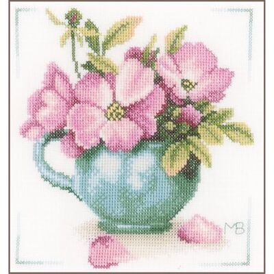 Lanarte Kits De Punto De Cruz Contado Completo Arte De Pared DIY FLORES ROSAS Set Manualidades Adultos Set Decoracion Salon Creativo Regalo ca. 20 x 20 cm Cross Stitch Embroidery Lanarte Kits De Punto De Cruz Contado Completo Arte De Pared DIY FLORES ROSAS Set Manualidades Adultos Set Decoracion Salon Creativo Regalo ca. 20 x 20 cm Cross Stitch Embroidery