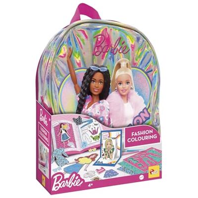 Liscianigiochi Lisciani Mochila Barbie para Colorear Kit Creativo con rotuladores, Pegatinas y Cuaderno de Costura Actividad artística para niñas a Partir de 4 años Motricidad Fina Sin Pantalla Liscianigiochi Lisciani Mochila Barbie para Colorear Kit Creativo con rotuladores, Pegatinas y Cuaderno de Costura Actividad artística para niñas a Partir de 4 años Motricidad Fina Sin Pantalla