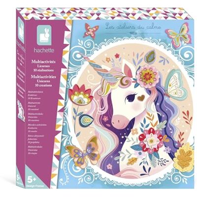 Janod Caja Creativa multiactividades Unicornio 13 Actividades para Decorar Mosaicos, Pegatinas Brillantes y Papel Dorado A Partir de 6 años Janod Caja Creativa multiactividades Unicornio 13 Actividades para Decorar Mosaicos, Pegatinas Brillantes y Papel Dorado A Partir de 6 años
