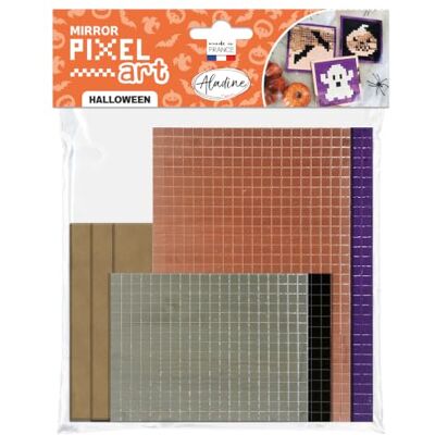 Aladine 85632 Kit decorativo para decoración de píxeles, diseño de mosaicos, cuadrados, efecto espejo, pintura para manualidades creativas Aladine 85632 Kit decorativo para decoración de píxeles, diseño de mosaicos, cuadrados, efecto espejo, pintura para manualidades creativas