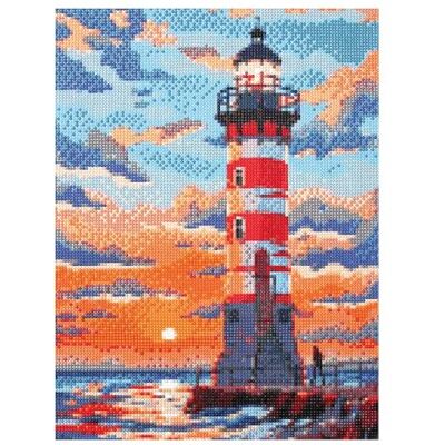 Graines Créatives Cuadro mosaico con diamantes faro 30x40cm Diamond painting Graines Créatives Cuadro mosaico con diamantes faro 30x40cm Diamond painting