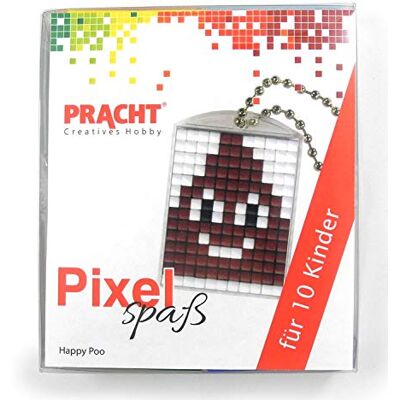 Pracht Creatives Hobby Pixel Juego de manualidades para 10 niños, con 10 medallones para píxeles, sistema de inserción simple sin planchar ni pegar, ideal para cumpleaños infantiles, tardes de manualidades, Pracht Creatives Hobby Pixel Juego de manualidades para 10 niños, con 10 medallones para píxeles, sistema de inserción simple sin planchar ni pegar, ideal para cumpleaños infantiles, tardes de manualidades,