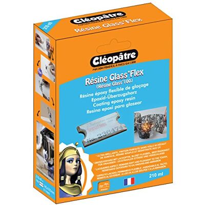Cléopâtre Cleopatre Glass'Flex Resina epoxi, 210 ml. Cléopâtre Cleopatre Glass'Flex Resina epoxi, 210 ml.