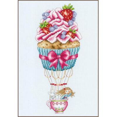 Vervaco Vevaco Kits De Punto De Cruz Contado Cuadros Decoracion DIY Creativo Kit GLOBO DE CUPCAKE Manualidades Arte De Pared Bordar Kit Principiantes Regalo ca. 21 x 33 cm Cross Stitch Embroidery Vervaco Vevaco Kits De Punto De Cruz Contado Cuadros Decoracion DIY Creativo Kit GLOBO DE CUPCAKE Manualidades Arte De Pared Bordar Kit Principiantes Regalo ca. 21 x 33 cm Cross Stitch Embroidery