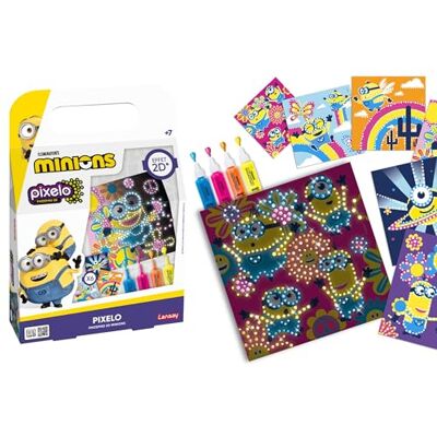 Lansay PIXELO PHOSPHO 2D Minions Kit Creativo Dibujo fosforescente Infantil 7 años+ Manualidades Infantiles Actividad sin Pantalla Dibujo Luminoso Manualidades en casa Lansay PIXELO PHOSPHO 2D Minions Kit Creativo Dibujo fosforescente Infantil 7 años+ Manualidades Infantiles Actividad sin Pantalla Dibujo Luminoso Manualidades en casa