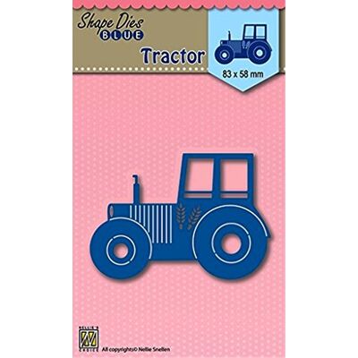 Nellie's Choice Troquel de Forma Tractor-8,3 x 5,8 cm-para Hacer Tarjetas, Navidad, Scrapbooking, Manualidades, DIY, Azul, 83x58mm Nellie's Choice Troquel de Forma Tractor-8,3 x 5,8 cm-para Hacer Tarjetas, Navidad, Scrapbooking, Manualidades, DIY, Azul, 83x58mm