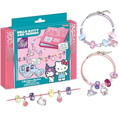 Lansay Shiny Pops Hello Kitty and Friends Set de Joyas Desde 6 Años Pulseras para Crear Perlas de Colores, Colgantes Oficiales y Accesorios Caja Decorada Collares a Juego Incluidos Lansay Shiny Pops Hello Kitty and Friends Set de Joyas Desde 6 Años Pulseras para Crear Perlas de Colores, Colgantes Oficiales y Accesorios Caja Decorada Collares a Juego Incluidos