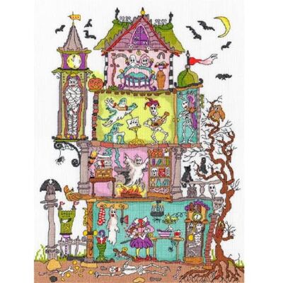 Bothy Threads Cut Thru' Haunted House Cross Stitch Kit by Bothy Threads Cut Thru' Haunted House Cross Stitch Kit by