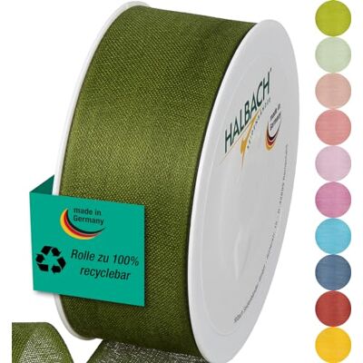 Halbach Seidenbänder Cinta de regalo Ancho 40 mm Longitud 25 m Cinta de lazo fabricada en Alemania Cintas de regalo en variedad de colores y anchos, perfecta para envolver y decorar, color: Halbach Seidenbänder Cinta de regalo Ancho 40 mm Longitud 25 m Cinta de lazo fabricada en Alemania Cintas de regalo en variedad de colores y anchos, perfecta para envolver y decorar, color: