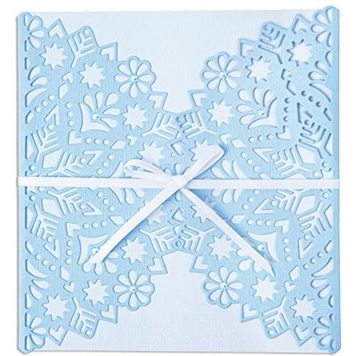 Sizzix Thinlits Die-Snowflake Wrap by Lisa Jones, -Troquel, diseño de Copo de Nieve, Plástico Papel, Multicolor, Talla única Sizzix Thinlits Die-Snowflake Wrap by Lisa Jones, -Troquel, diseño de Copo de Nieve, Plástico Papel, Multicolor, Talla única