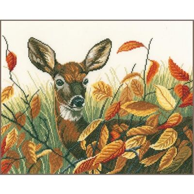 Lanarte Kits De Punto De Cruz Contado Completo Arte De Pared DIY Ciervo Y Hojas DE OTOÑO Set Manualidades Adultos Set Decoracion Salon Creativo Regalo ca. 36,5 x 29 cm Cross Stitch Lanarte Kits De Punto De Cruz Contado Completo Arte De Pared DIY Ciervo Y Hojas DE OTOÑO Set Manualidades Adultos Set Decoracion Salon Creativo Regalo ca. 36,5 x 29 cm Cross Stitch
