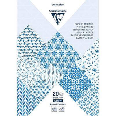 Papel estampado floral Clairefontaine A4 - No especificado Papel estampado floral Clairefontaine A4 - No especificado