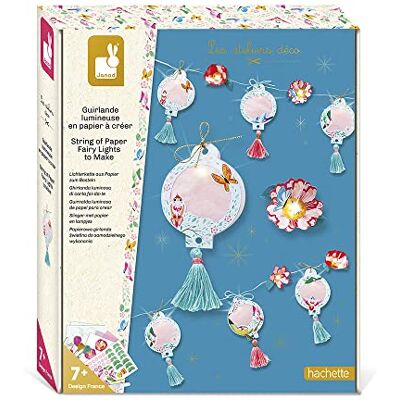 Janod Estuche para Crear Guirnalda Luminosa de Papel Les Ateliers Déco Actividades Creativas Arte y Manualidades Destreza y Concentración A Partir de 7 Años, Janod Estuche para Crear Guirnalda Luminosa de Papel Les Ateliers Déco Actividades Creativas Arte y Manualidades Destreza y Concentración A Partir de 7 Años,