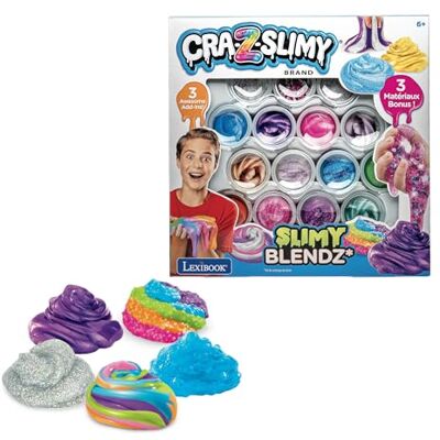 LEXIBOOK , Kit Slime Mix 12 Colores, 0 LEXIBOOK , Kit Slime Mix 12 Colores, 0