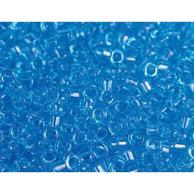 Toho Cuentas japonesas cilindro Treasure transparente azul 3,3mm.8/0 100gr. Toho Cuentas japonesas cilindro Treasure transparente azul 3,3mm.8/0 100gr.
