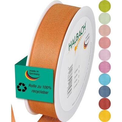 Halbach Seidenbänder Cinta de regalo Ancho 25 mm Longitud 25 m Cinta de lazo fabricada en Alemania Cintas de regalo en variedad de colores y anchos, perfecta para envolver y decorar, color: Halbach Seidenbänder Cinta de regalo Ancho 25 mm Longitud 25 m Cinta de lazo fabricada en Alemania Cintas de regalo en variedad de colores y anchos, perfecta para envolver y decorar, color: