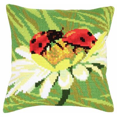ART Duftin Coccinelle Sur manzanilla Kits de Bordado, Algodón, Multicolor, 50 x 45 x 0.1 cm ART Duftin Coccinelle Sur manzanilla Kits de Bordado, Algodón, Multicolor, 50 x 45 x 0.1 cm