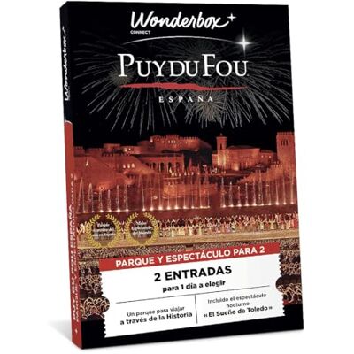 WONDERBOX Connect Caja Regalo PUY du FOU España y Espectáculo 2 pers. WONDERBOX Connect Caja Regalo PUY du FOU España y Espectáculo 2 pers.