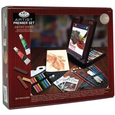 Royal & Langnickel Artist Premier Juego de lápices y pinturas (caja de madera) Royal & Langnickel Artist Premier Juego de lápices y pinturas (caja de madera)