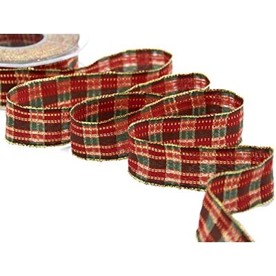 Furlanis Cinta escocesa lurex, 30 mm x 15 m, 28 unidades Furlanis Cinta escocesa lurex, 30 mm x 15 m, 28 unidades