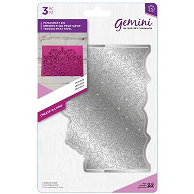 Crafter's Companion Gemini Troquel Crear un Mandala Tarjeta, Silver, various Crafter's Companion Gemini Troquel Crear un Mandala Tarjeta, Silver, various