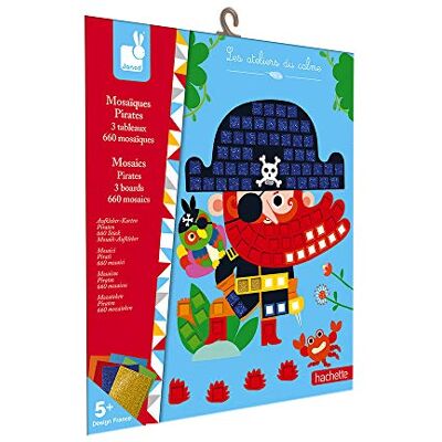Janod Estuche Mosaicos de Espuma Piratas Les Ateliers Du Calme Kit Infantil de Manualidades Creativas Desarrolla la Motricidad Fina y la Concentración A Partir de 5 Años, Janod Estuche Mosaicos de Espuma Piratas Les Ateliers Du Calme Kit Infantil de Manualidades Creativas Desarrolla la Motricidad Fina y la Concentración A Partir de 5 Años,