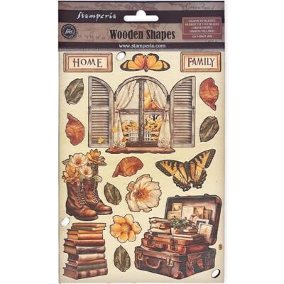 Stamperia Colored Wooden Shape, Accessories Stamperia Colored Wooden Shape, Accessories