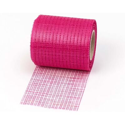 Mopec Fucsia Cinta de Rejilla plástica Ancho 80mm Rollo de 25metros, Normal Mopec Fucsia Cinta de Rejilla plástica Ancho 80mm Rollo de 25metros, Normal