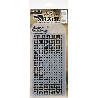 Tim Holtz - Stampers Anon Tim Holtz Stampers Anon Medio ESTENCIL DE Capa, Halftone-Capas, talla única Tim Holtz - Stampers Anon Tim Holtz Stampers Anon Medio ESTENCIL DE Capa, Halftone-Capas, talla única