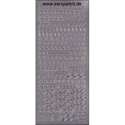 Starform minúsculas en Cursiva (825) Plata – Pegatinas Starform minúsculas en Cursiva (825) Plata – Pegatinas