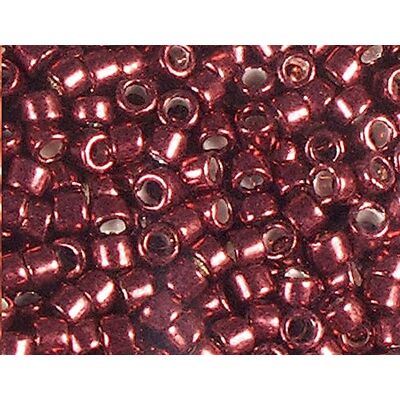 Toho Cuentas japonesas cilindro Treasure galvanizado granate 3,3mm.8/0 100gr. Toho Cuentas japonesas cilindro Treasure galvanizado granate 3,3mm.8/0 100gr.